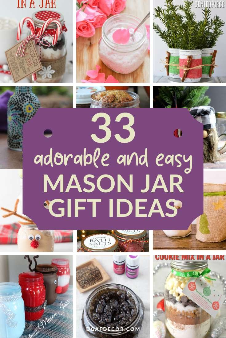 Mason Jar Christmas gift ideas perfect for anyone on your gift list this holiday season. DIY gift ideas for family, friends, coworkers, and the person who has everything. Holiday decoration ideas using mason jars. Ball jar gift ideas.
