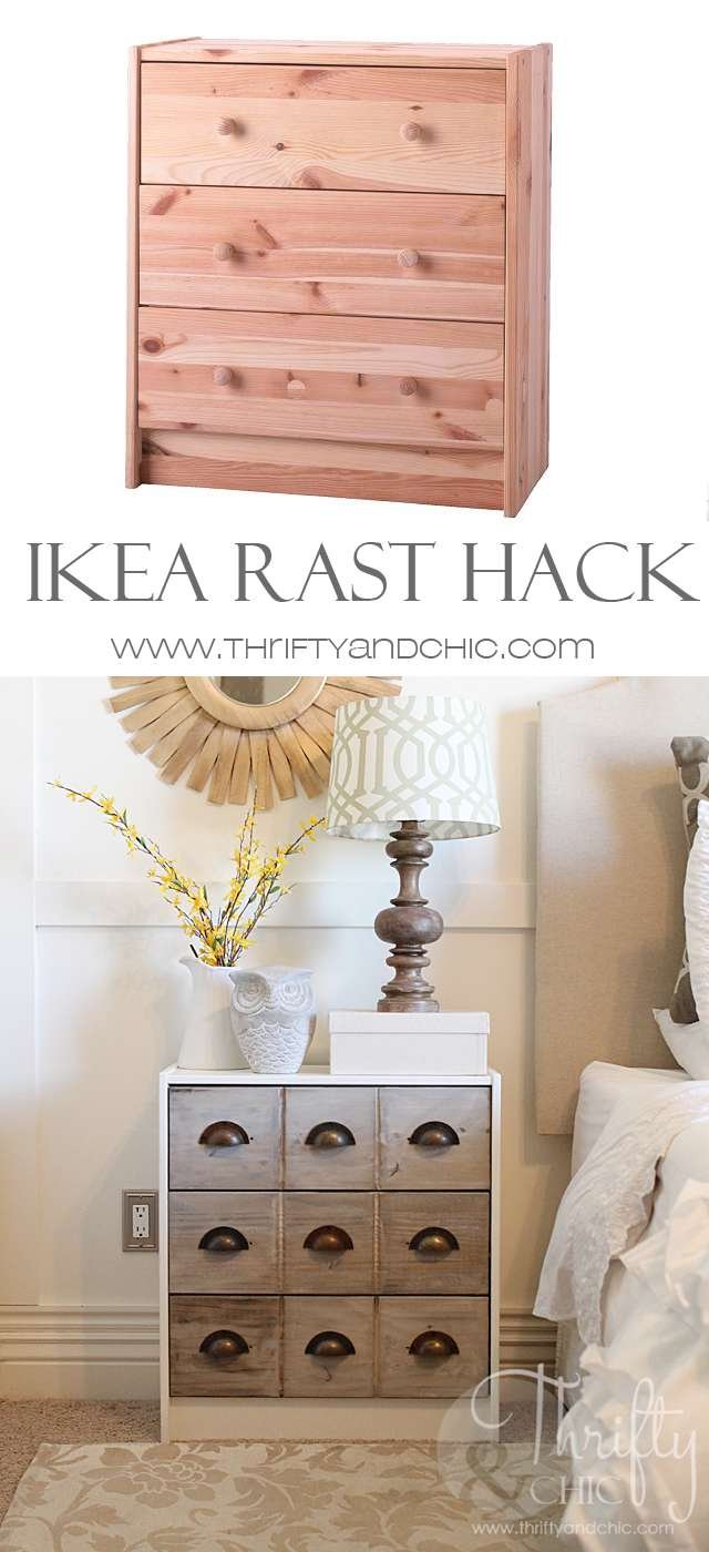 make an ikea rast hack dresser drawer