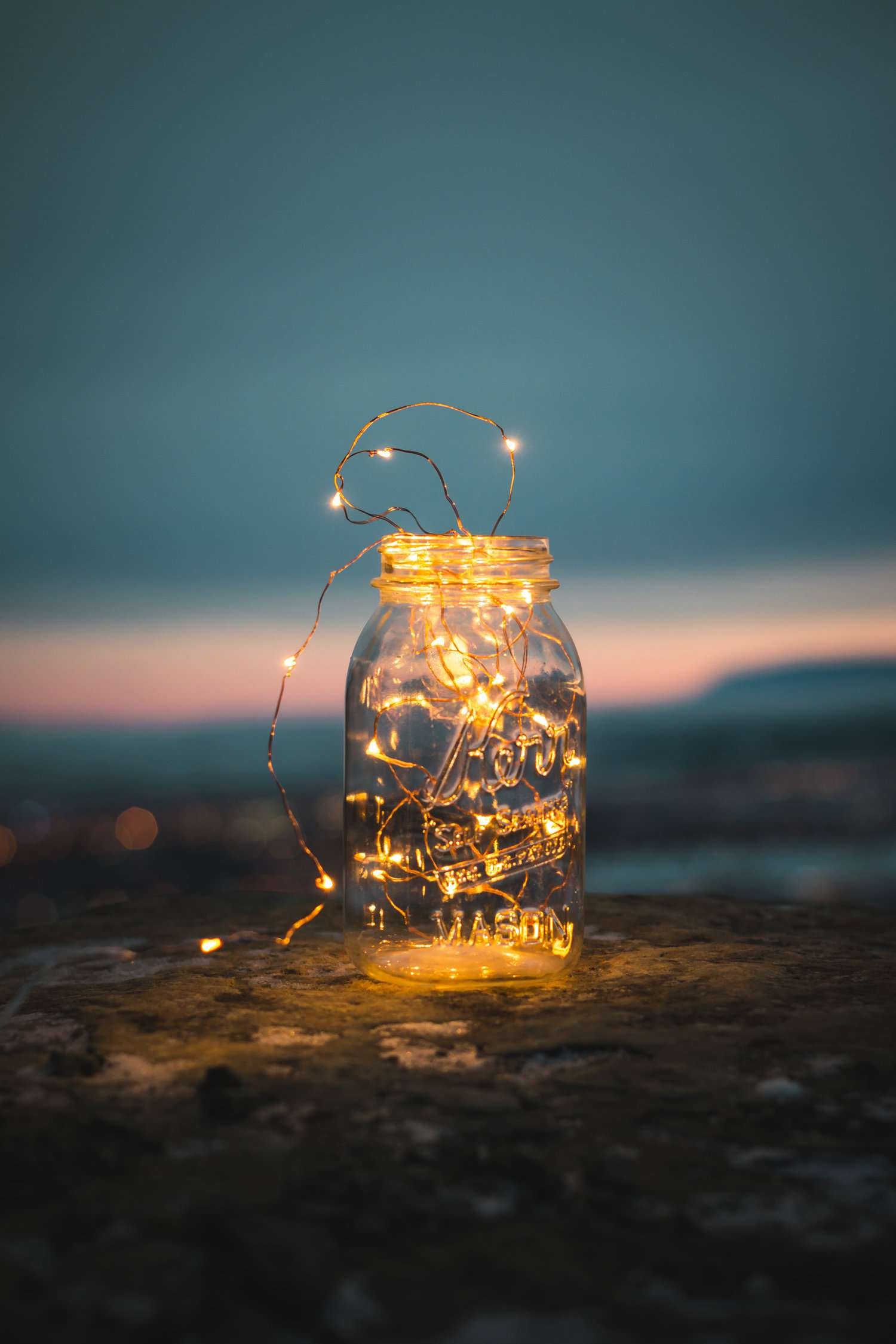 re-chargeable fairy lights to add mood to any  easy DIY holiday decor in your home