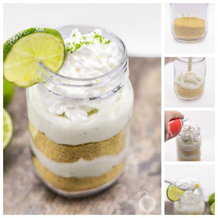 DIY mason jar key lime in a jar (yummy gift or party favor!)