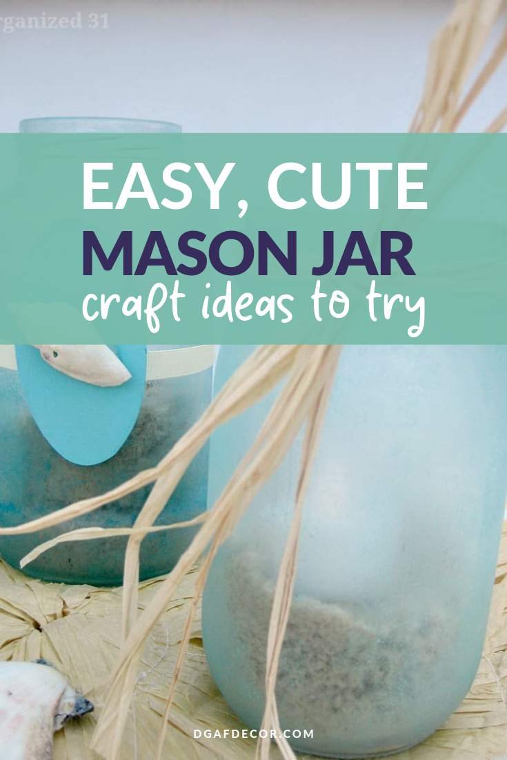 One of the best DIY tools is the Mason Jar. They're a blank canvas of opportunity and here are 37 ideas to get you started on your Mason Jar DIY craft goals for the bathroom, bedroom, home, apartment, home decor, and aesthetic. Use these ideas for w…