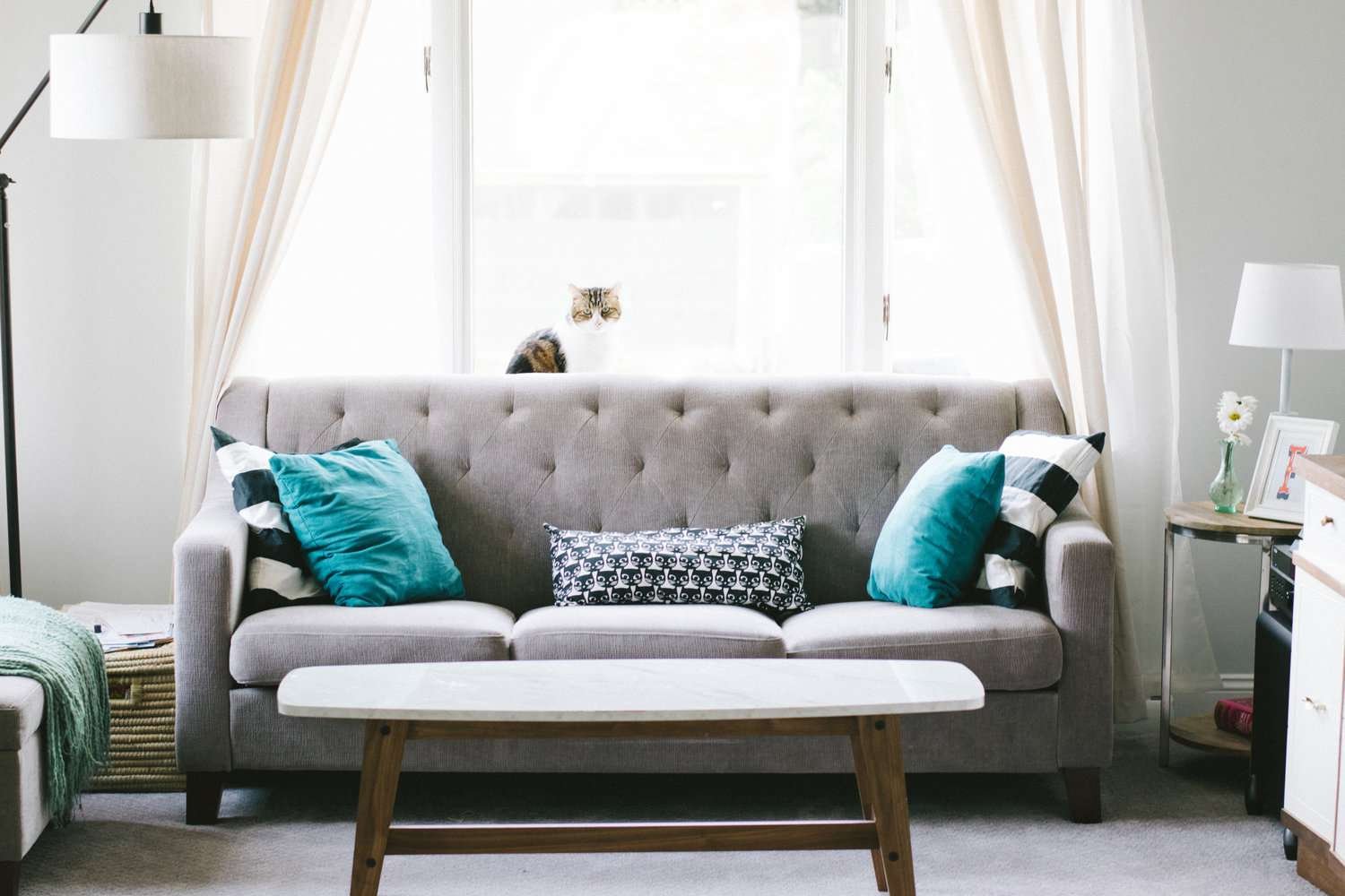 invest in a really nice couch to improve your home decorations and ideas